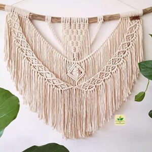 home decor macrame wall hanging wedding decor macrame boho wall decor fibre big cotton boho chic wedding accessories. (design b)
