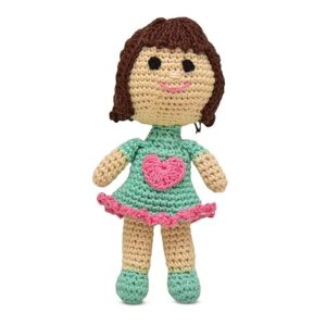 happy threads super cute, terrific doll, best size for toddlers,12 cms, soft dolls for girls & boys